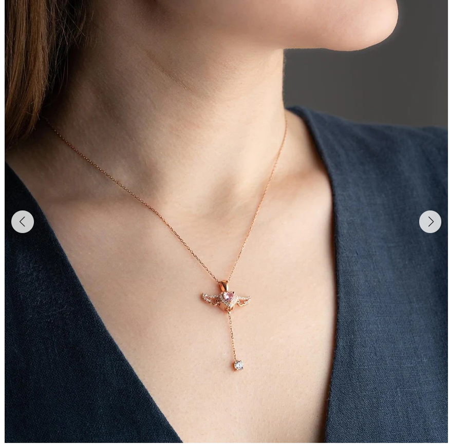 Heart With Wings Necklace
