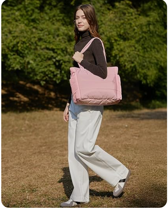 Foldable Travel Bag Tote Lightweight Waterproof Duffel Bag (Pack of 2)